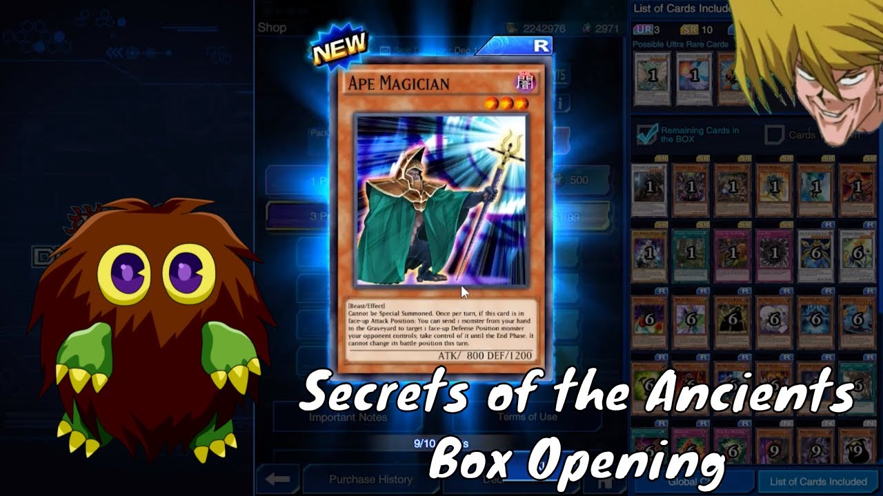 Yugioh Duel Links - Secrets of the Ancients Pack Opening - YouTube