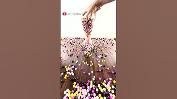 Relaxing colorful reverse beads ASMR #relaxingvideos #asmr #oddlysatisfying