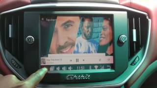 Maserati Android System Touch Screen Overview