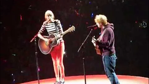 Taylor Swift & Ed Sheeran - Everything Has Changed Live - Washington DC Verizon Center 2013