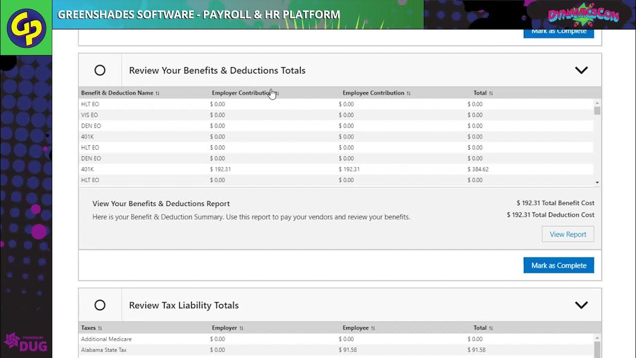 Greenshades Payroll & HR Platform Dynamics GP YouTube
