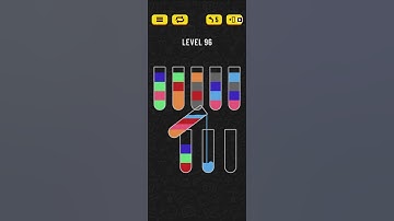 Water Sort puzzle (Level 96) Walkthrough
