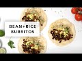 Bean and Rice Burrito Recipe | Dinner Made Easy