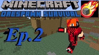 Minecraft: Orespawn Survival Ep.2: Salt ore!