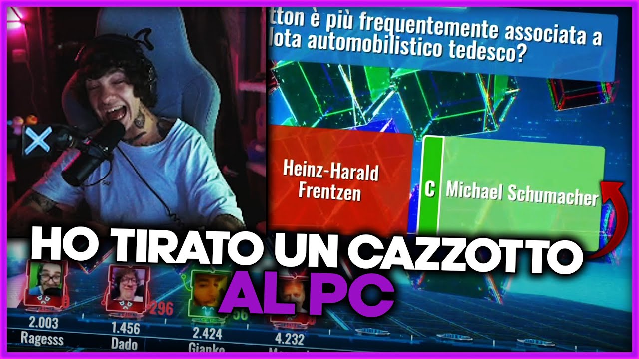MOLLU DISTRUGGE IL PC DURANTE IL QUIZ