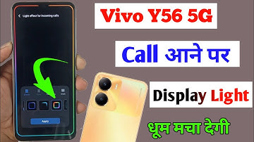 Vivo y56 5g dynamic effect setting / dynamic effect Vivo y56 / vivo y56 ambient light effect