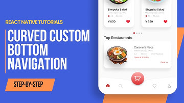 How to Create a Curved Custom Bottom Navigation in React Native Expo