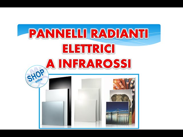 ECOSUN U+ Pannello Radiante infrarossi per installazione a