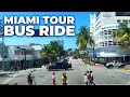 Front View Double Decker Miami Bus Tour - Miami Beach / Cruise Ships / Lincoln Road / Little Havana