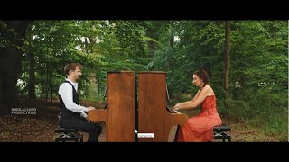 Rikke Sandberg & Kristoffer Hyldig playing 3. movement from Carl Nielsen SYMPHONY NO. 3, ESPANSIVA
