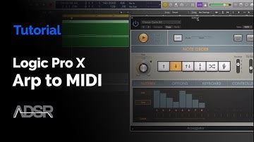 Arp to MIDI - Logic Pro X