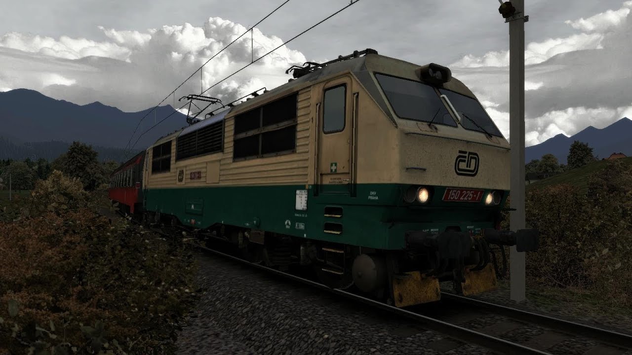 ČD 151 on Three Country Corner Route leaving Bludenz - Train Simulator 2014