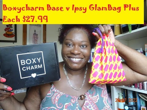 Ipsy Glam Bag Plus v Boxycharm Base Box