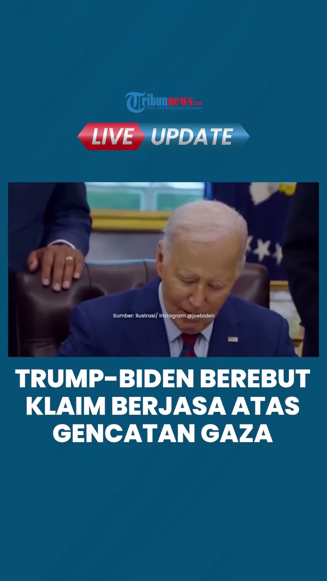 Trump dan Biden Saling Klaim sebagai Tokoh Kunci di Balik Kesepakatan Gencatan Senjata Israel-Hamas