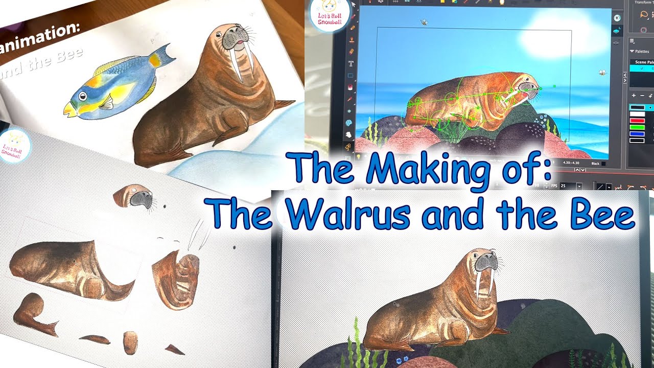 Making our Animation: The Walrus and the Bee - SHORT VIDEO