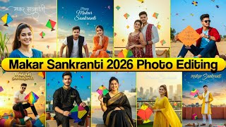 Makar Sankranti Photo Editing Kaise Kare | AI Photo Editing Prompts | Google Gemini Photo Editing screenshot 2
