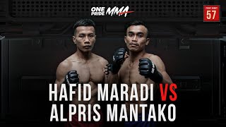 Hafid Maradi Vs Alpris Mantako | Full Fight One Pride MMA FN 57