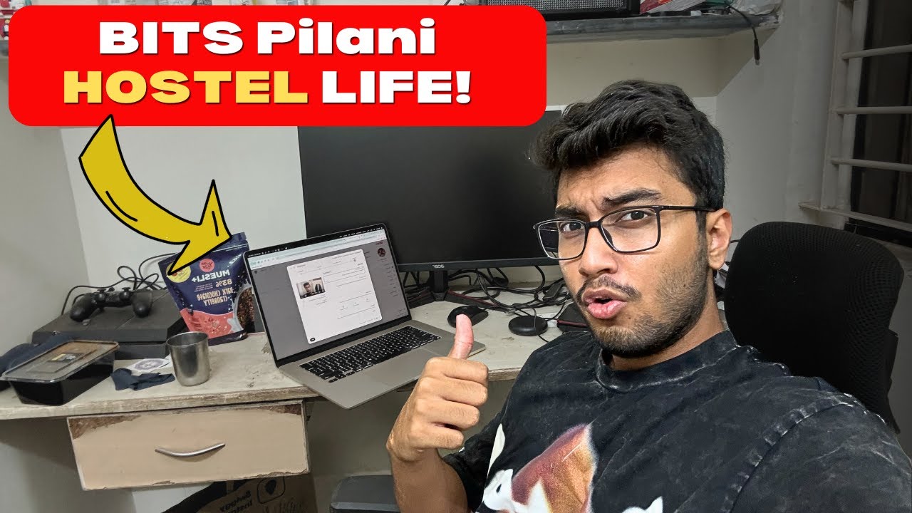 *Realistic* Hostel room tour of BITS Goa 🔥