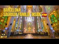 Barcelona 🇪🇸 Sagrada Familia Interior – Gaudí Masterpiece Inside | 4K
