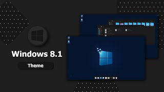 Clean Dark Theme For Windows 8 & 8 1 (2022) screenshot 1