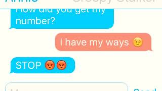 Annie & Hayley Get Stalked Texting Story
