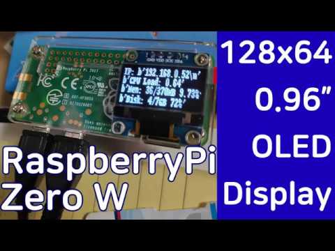 Raspi Zero + 0.96" OLED