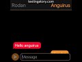 If rodan and anguirus could text