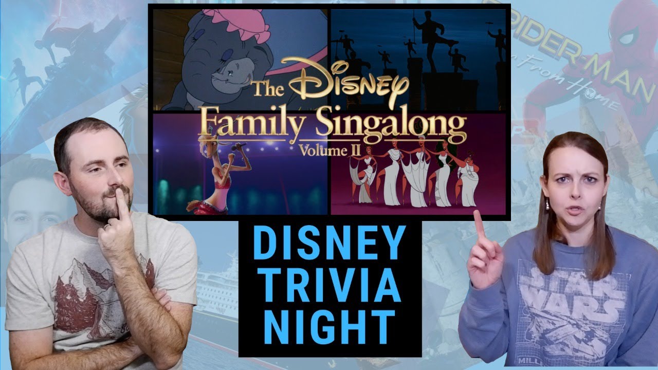 🔴 Disney Family Singalong Volume 2 Disney Trivia Night YouTube