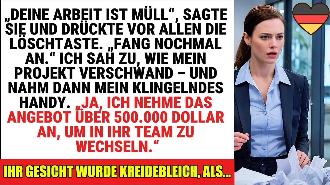 Chef Löschte Meine Jahresarbeit Und Sagte: Neustart – Doch Dann Rief Die Konkurrenz An