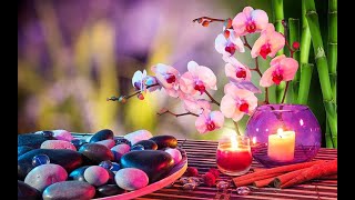 🔴Relaxing piano music with beautiful flowers for a peaceful mind | Flowers 4K nature for relaxation.