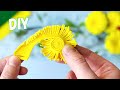 Одуванчики из глиттерного фоамирана своими руками / Diy Glitter Foam Flowers Dandelion