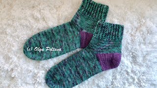 How to crochet perfect fit socks + Giveaway Winner Announcement