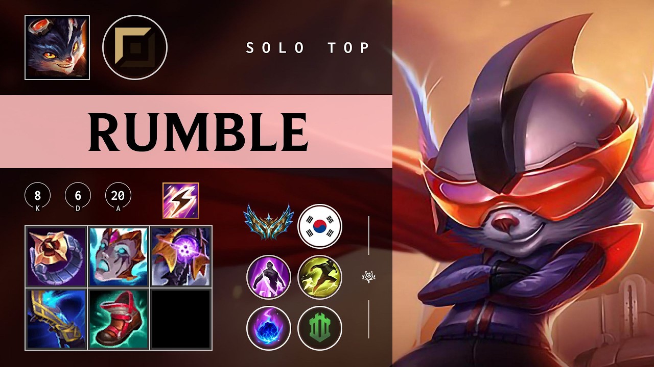 Rumble Top vs Galio - KR Challenger Patch 26.04