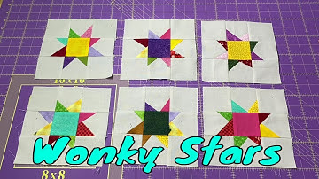 Sew a Scrappy Wonky Star