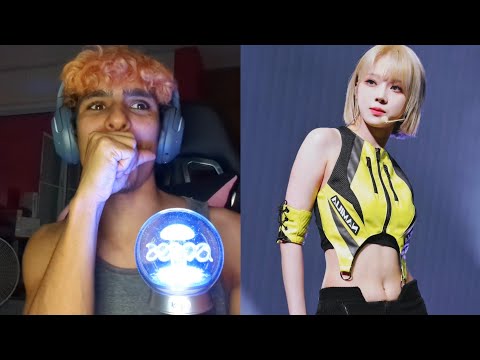 AESPA WINTER ILLUSION FANCAM REACTION | 에스파 aespa SHOWCASE SYNK in LA - 도깨비불 윈터
