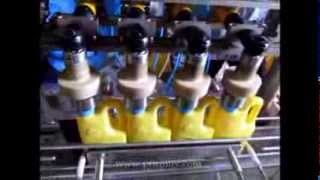 Linear Four Head Pneumatic Capping Machine for Oil Bottles