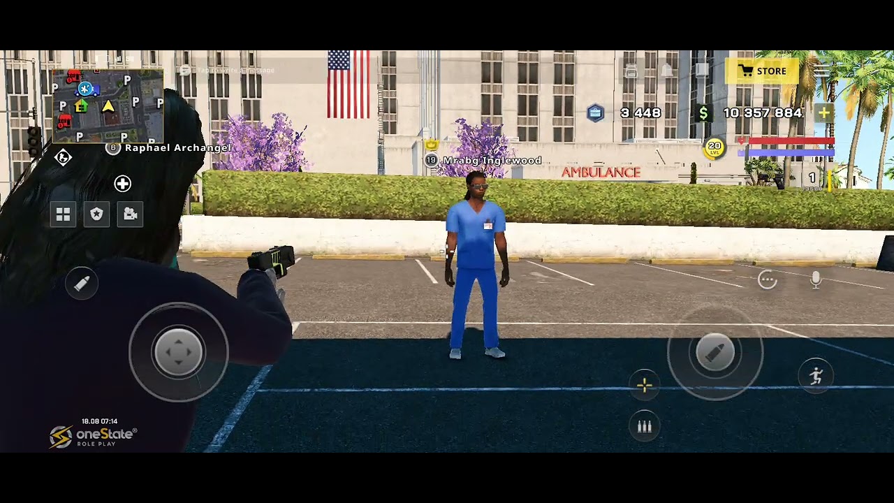 One state RP training a green scrub Taser training - YouTube