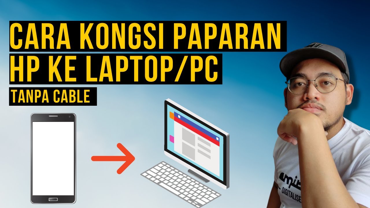CARA KONGSIKAN PAPARAN SCREEN HP KE LAPTOP/PC - YouTube