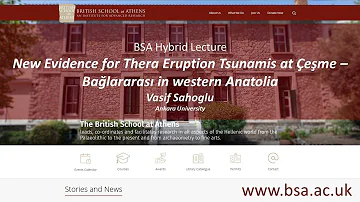New Evidence for Thera Eruption Tsunamis at Çeşme – Bağlararası in western Anatolia
