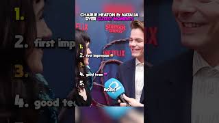 Charlie Heaton &amp; Natalia Dyer cutest moments 😭❤️