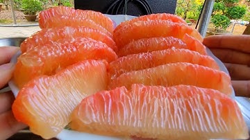 Cách lột bưởi nhanh nhất ,mẹo bóc vỏ bưởi cực hây