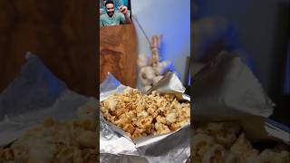 I make popcorn from silver foil...