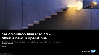 SAP ALM Summit EMEA 2021 - SAP Solution Manager: What's new in operations