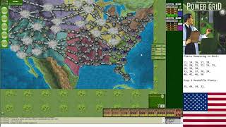 Power Grid - USA 2-Player Game (Brown-Green-Red), funkdoc vs. teokop
This game came down to one thing: Plant 26. teokop threw out $50 as an initial bid, which is a value i rarely see in 2ers for that plant. In shock i gave it to them, but the market stalled and that was all she wrote. It was probably worth more like $60 in this environment, with cheap oil and cheap builds. You can see the effect of the latter in this games finish - a most unusual one for 2ers!
If youd like to learn more about Power Grid, please check my blog for strategy articles on each power plant as well as a guide to 2-player games:
https://maninmotiongoingnowhere.wordpress.com/power-grid-strategy-individual-plant-articles/ Power Grid - USA 2-Player Game (Brown-Green-Red), funkdoc vs. teokop
