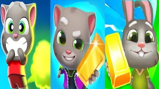 TALKING TOM GOLD RUN 2 VS Run Talking Ninja Run! VS Talking Tom Farts TALKING TOM  VS  TOM RABBIT screenshot 3