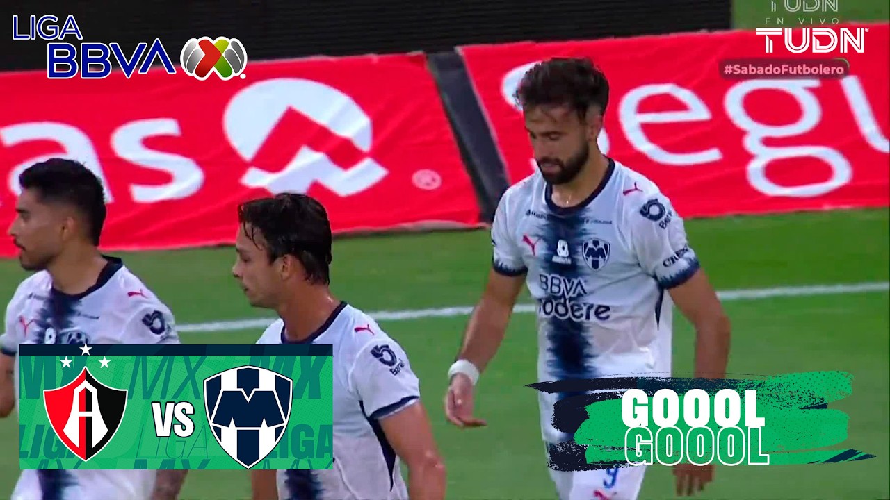 ¡GOOL DE MONTERREY! Atlas vs Monterrey | Liga MX - Jornada 3 Apertura 2026 | TUDN