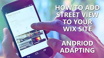How to add Street View to a Wix website (phone version)