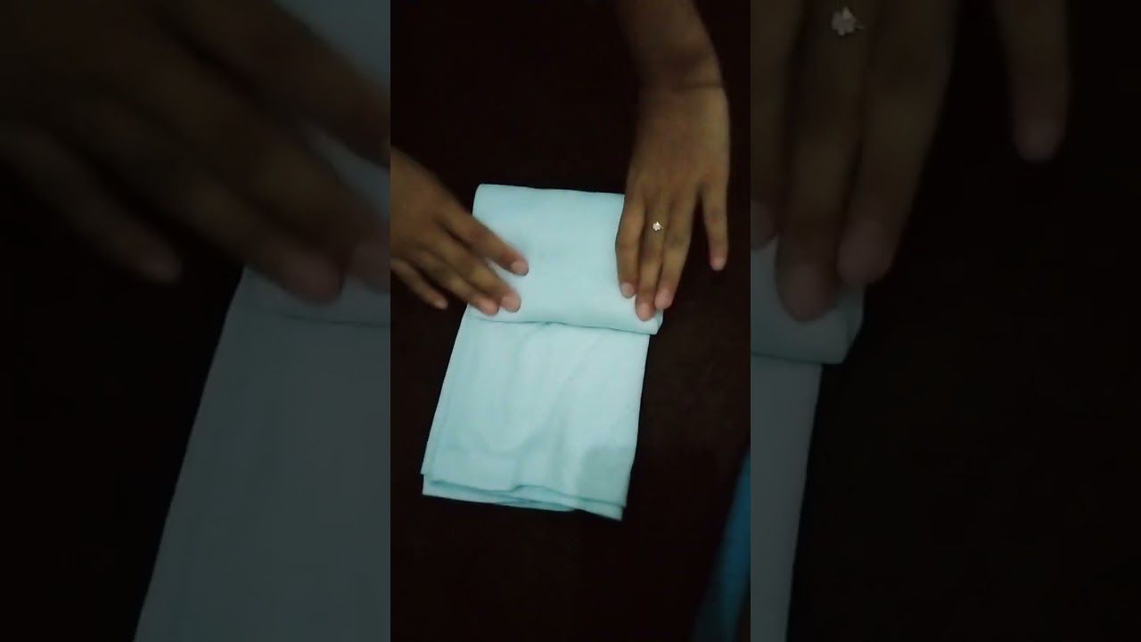 CARA MELIPAT KAOS DALAM (SINGLET) YANG RAPI