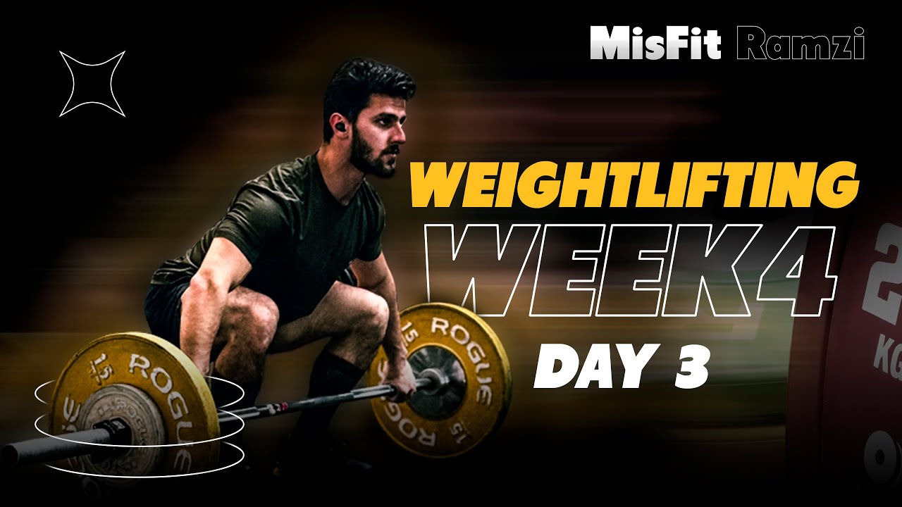 Weightlifting / Week 4 Day 3 - YouTube