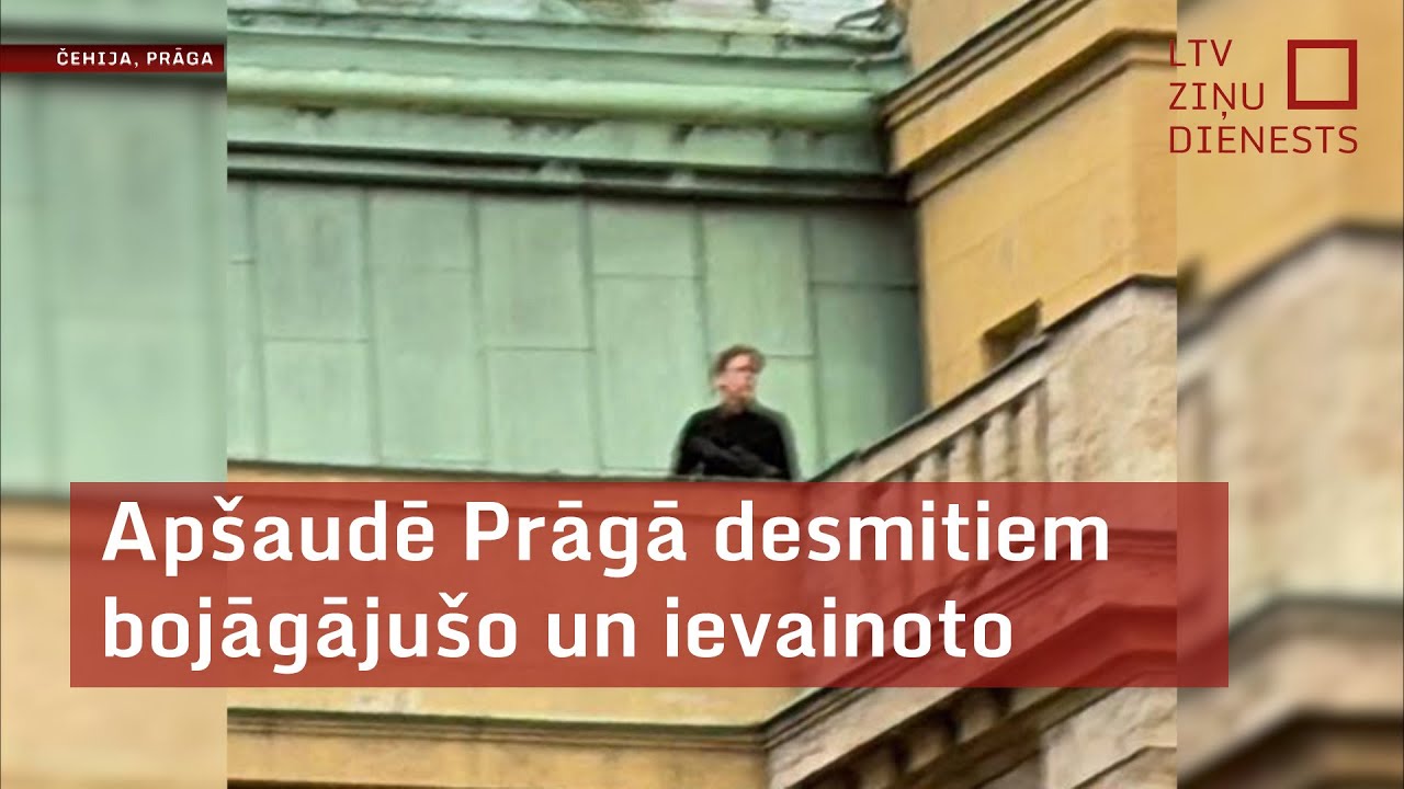 Apšaudē Prāgā desmitiem bojāgājušo un ievainoto - YouTube